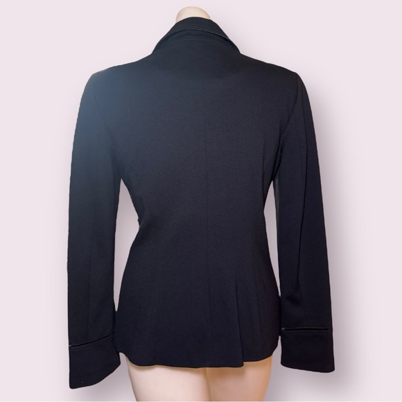 White House Black Market Military Style Jacket Blazer – Black, Button Front - Picture 5 of 12